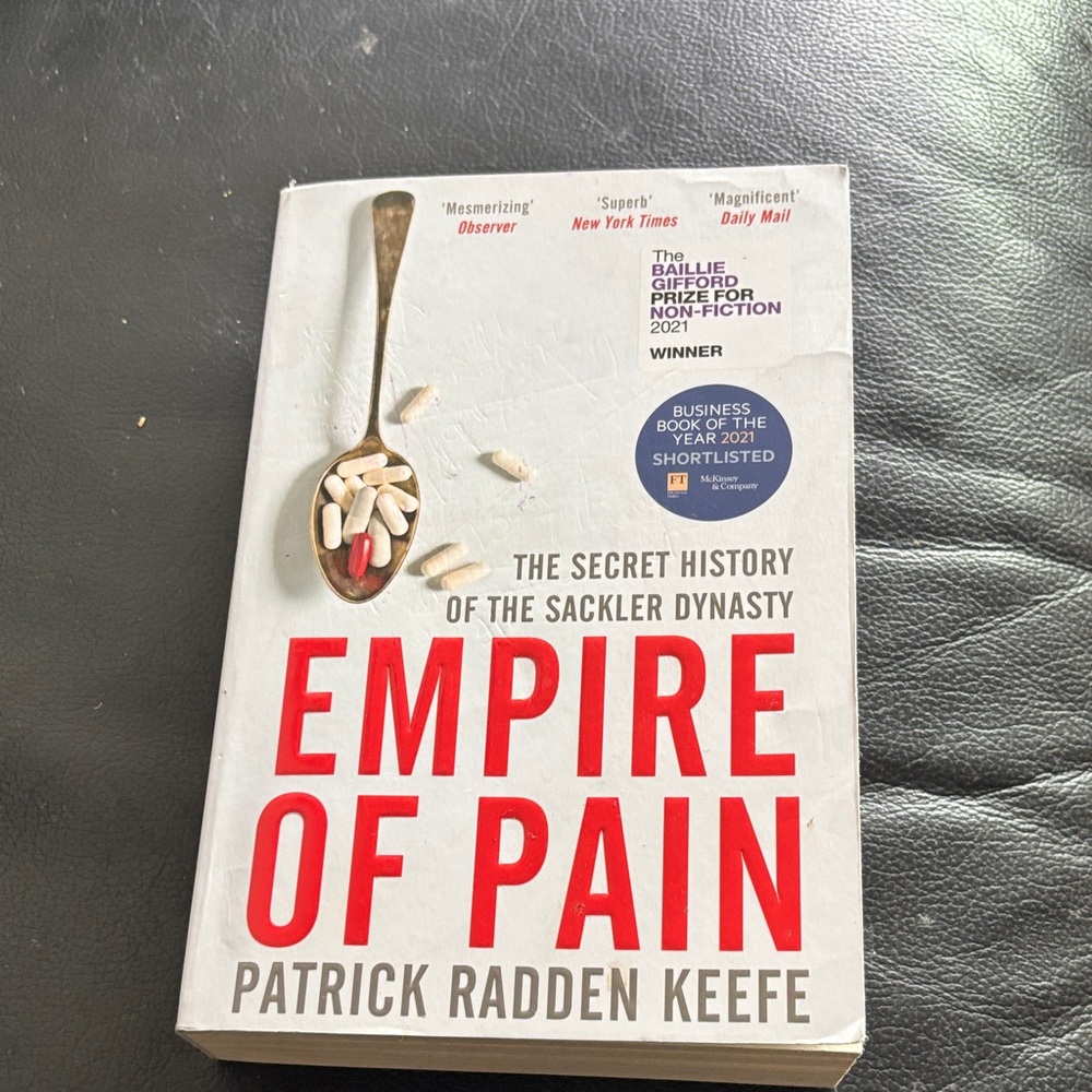 Empire of Pain Book by Patrick Radden Keefe